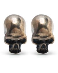 Werkstatt:münchen - Skull Silver Earrings - Lyst