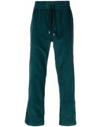 Just Don - Checked-Stripe Corduroy Trousers - Lyst