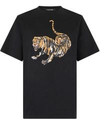 Roberto Cavalli - Graphic-Print T-Shirt - Lyst