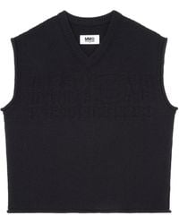 MM6 by Maison Martin Margiela - Vネック トップ - Lyst