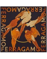 Ferragamo - プリント シルクスカーフ - Lyst