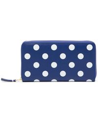 Comme des Garçons - Polka Dot-Print Zip-Around Wallet - Lyst