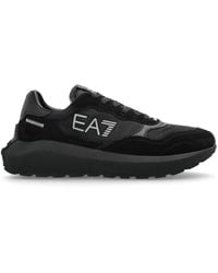 EA7 - Logo-Print Sneakers - Lyst