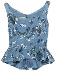 Marques'Almeida - Sequin-Embellished Top - Lyst