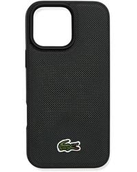 Lacoste - Logo-Applique Iphone 16 Pro Max Case - Lyst