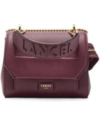 Lancel - Ninon Grained Leather Shoulder Bag - Lyst
