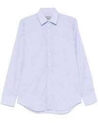 Canali - Grid-Pattern Shirt - Lyst