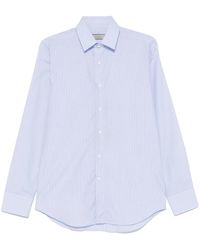 Canali - Camisa con motivo de cuadrícula - Lyst