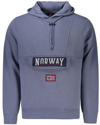 Norway 1963 - Logo-Patch Drawstring Hoodie - Lyst