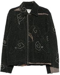 By Walid - Dragon-Embroidered Quilted Jacket - Lyst