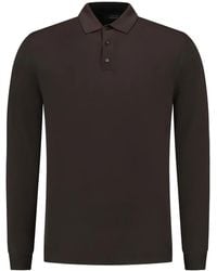 Zanone - Long-Sleeved Wool Polo Shirt - Lyst