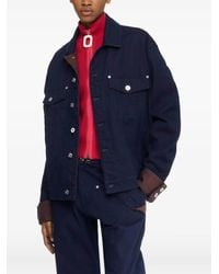 JW Anderson - Contrast-Cuff Denim Jacket - Lyst
