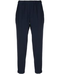 Antonelli - High-waisted Cropped Trousers - Lyst