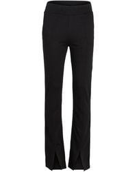 KARL LAGERFELD - Open Ankle High-Rise Trousers - Lyst
