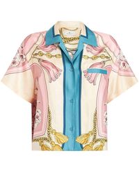 Etro - All-over Graphic-print Short-sleeved Shirt - Lyst