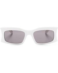 Balenciaga - Bb0291s Rectangular-frame Sunglasses - Lyst