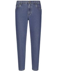 Dolce & Gabbana - Stretch-fit Slim-cut Jeans - Lyst