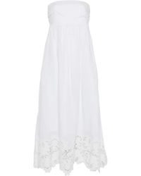 Max Mara - Scena Lace Midi Dress - Lyst