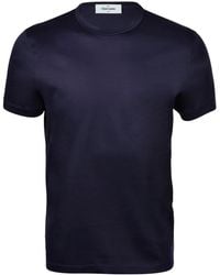 Gran Sasso - Cotton Crew-Neck T-Shirt - Lyst