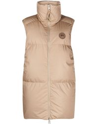 Canada Goose - Logo-patch Padded Cotton Gilet - Lyst