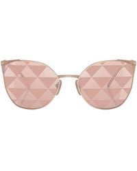 Prada - Logo-Decal Lense Sunglasses - Lyst