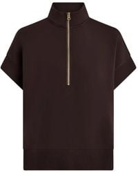 Varley - Ritchie Short-Sleeve Quarter-Zip Sweatshirt - Lyst