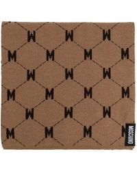 Moschino - Monogram-Print Scarf - Lyst
