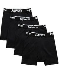 Supreme - X Hanes Lot De Quatre Boxers Tagless - Lyst