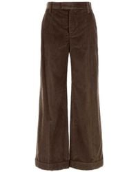 Brunello Cucinelli - Corduroy Wide-Leg Trousers - Lyst