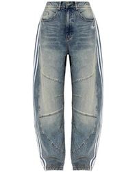 adidas - 3-Stripes Tapered Jeans - Lyst