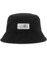 MM6 by Maison Margiela - Reversible Teddy Nylon Bucket Hat - Lyst