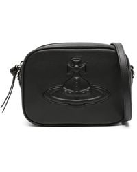 Vivienne Westwood - Orb-Embossed Leather Cross Body Bag - Lyst