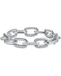 David Yurman - Sterling Dy Madison Chain Diamond Bracelet (11Mm) - Lyst