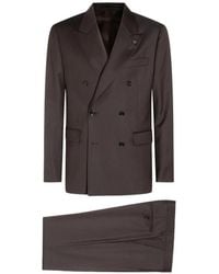 Lardini - Double-Breasted Suit - Lyst