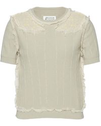 Maison Margiela - Top With Frayed Edges - Lyst
