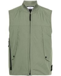 Stone Island - Soft Shell Insulated Gilet - Lyst