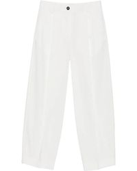 TOTEME - Pleated Wide-Leg Trousers - Lyst