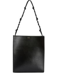 Jil Sander - Borsa A Spalla Tangle Con Logo Goffrato - Lyst