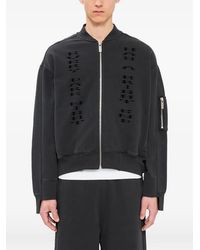44 Label Group - Logo-Print Bomber Jacket - Lyst