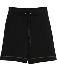 Moschino - Logo-Embroidery Track Shorts - Lyst