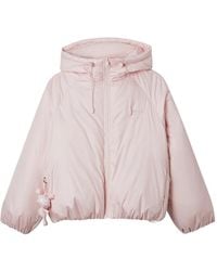 Mini Cream - Hooded Zip-Fastening Jacket - Lyst