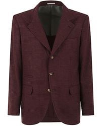 Brunello Cucinelli - Check-Pattern Blazer - Lyst