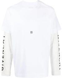 Givenchy - T-Shirt im Layering-Look - Lyst