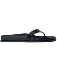 TOTEME - Open-Toe Leather Sandals - Lyst