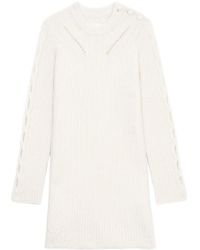 Zadig & Voltaire - Alky Knitted Mini Dress - Lyst