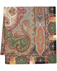 Etro - Paisley Print Scarf - Lyst