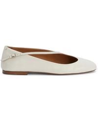 Jil Sander - Asymmetrical-Strap Ballerina - Lyst