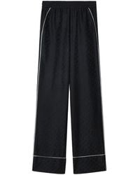 Off-White c/o Virgil Abloh - Straight-Leg Pyjama-Inspired Trousers - Lyst