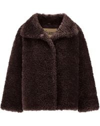 Herno - Curly-Effect Faux-Fur Jacket - Lyst