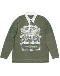 Acne Studios - Polo À Imprimé Graphique - Lyst